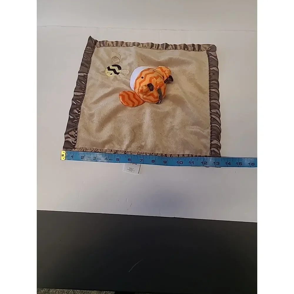 Circo Giraffe Lovey Security Blanket Bumble Bee Brown Orange 13